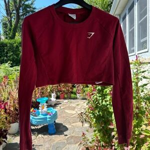 Gymshark Maroon Long Sleeve Crop
Top Size S